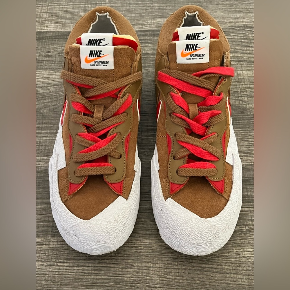 Nike Blazer Low x Sacai - British Tan Men's Size  7.5 DD1877-200